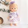 Heart Polka Dot Skirt & Butterfly Bag Set for 25cm Milu Tanggu Doll