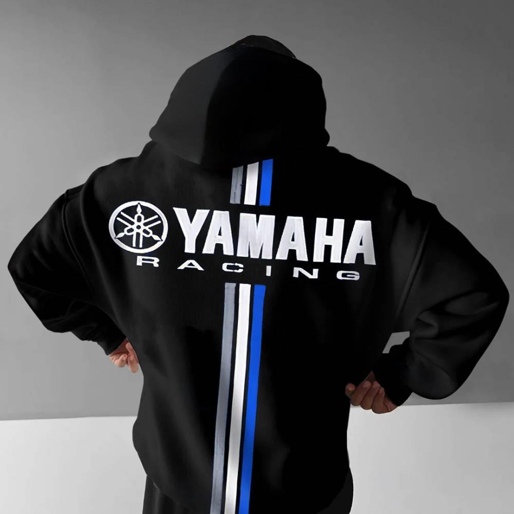 2026 Neues Yamaha Neues Herbst- und Winter-Baumwoll-Kapuzensweatshirt für Herren und Damen, übergroß, bequem und warm, Weihnachtsgeschenk