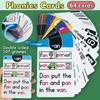 English Phonics Pronunciation Practice Flashcards Word Memory Cards