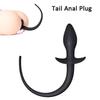 Wonderful Erotic Bdsm Bondage Flexible Silicone Slave Dog Tail Butt Plug Toy