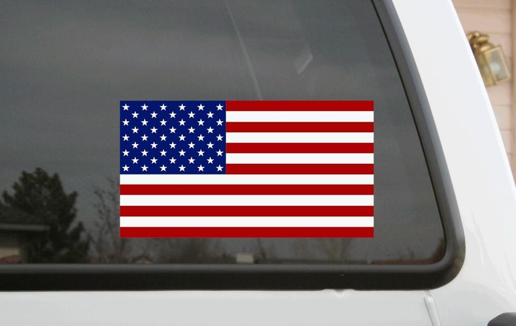 Us Flag Car Sticker Pvc Reflective Decal For Vehicle Decor And Customization