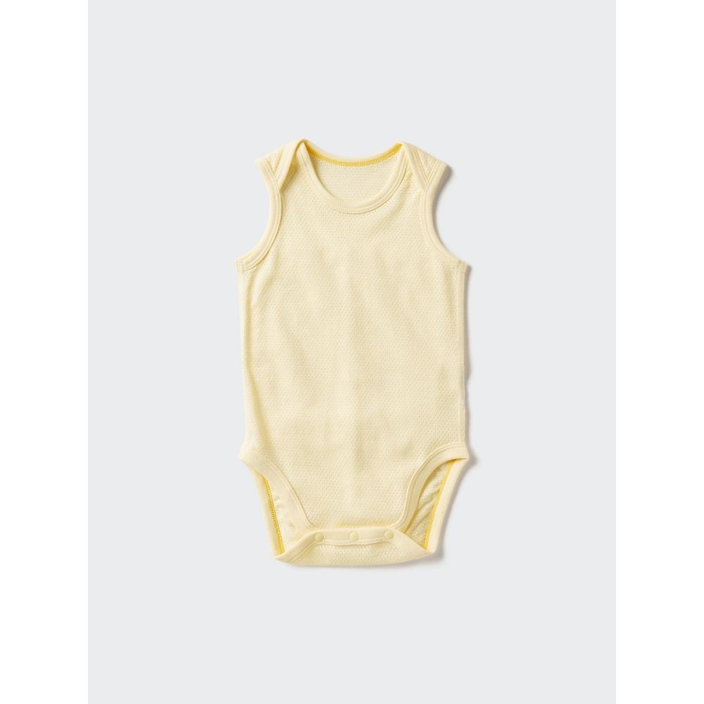 Uniqlo Japan Cotton Mesh Bodysuit Sleeveless