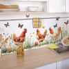 Country-style Rooster Kitchen Dining Room Home Background Beautification and Decoration Wall Stickers