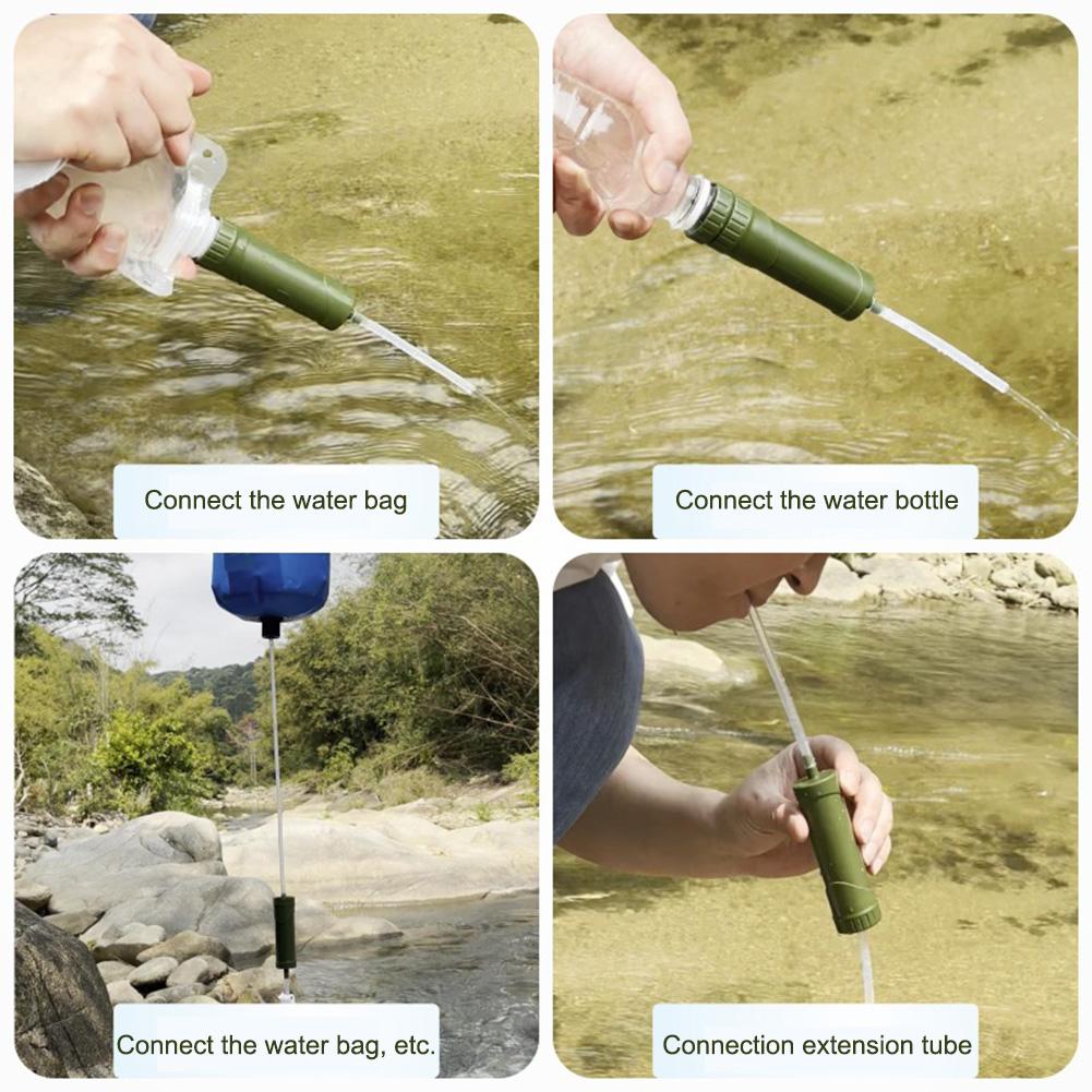 Outdoor Water Filter Straw Reusable Washable Tourist Accessories