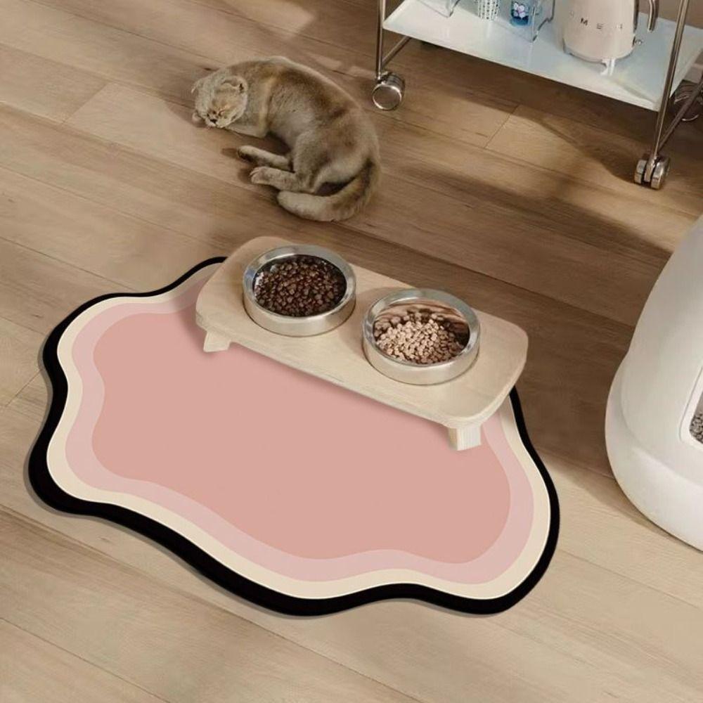 Thickened Cat Dog Placemat Multi-purpose Diatom Mud Floor Mat Soft Toilet Door Rugs  Living Room