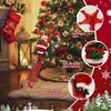 Santa Climbing Ladder Funny Electric Claus Rope Ladder Decoration Christmas Tree Decorations Hanging Ornaments for Party Door