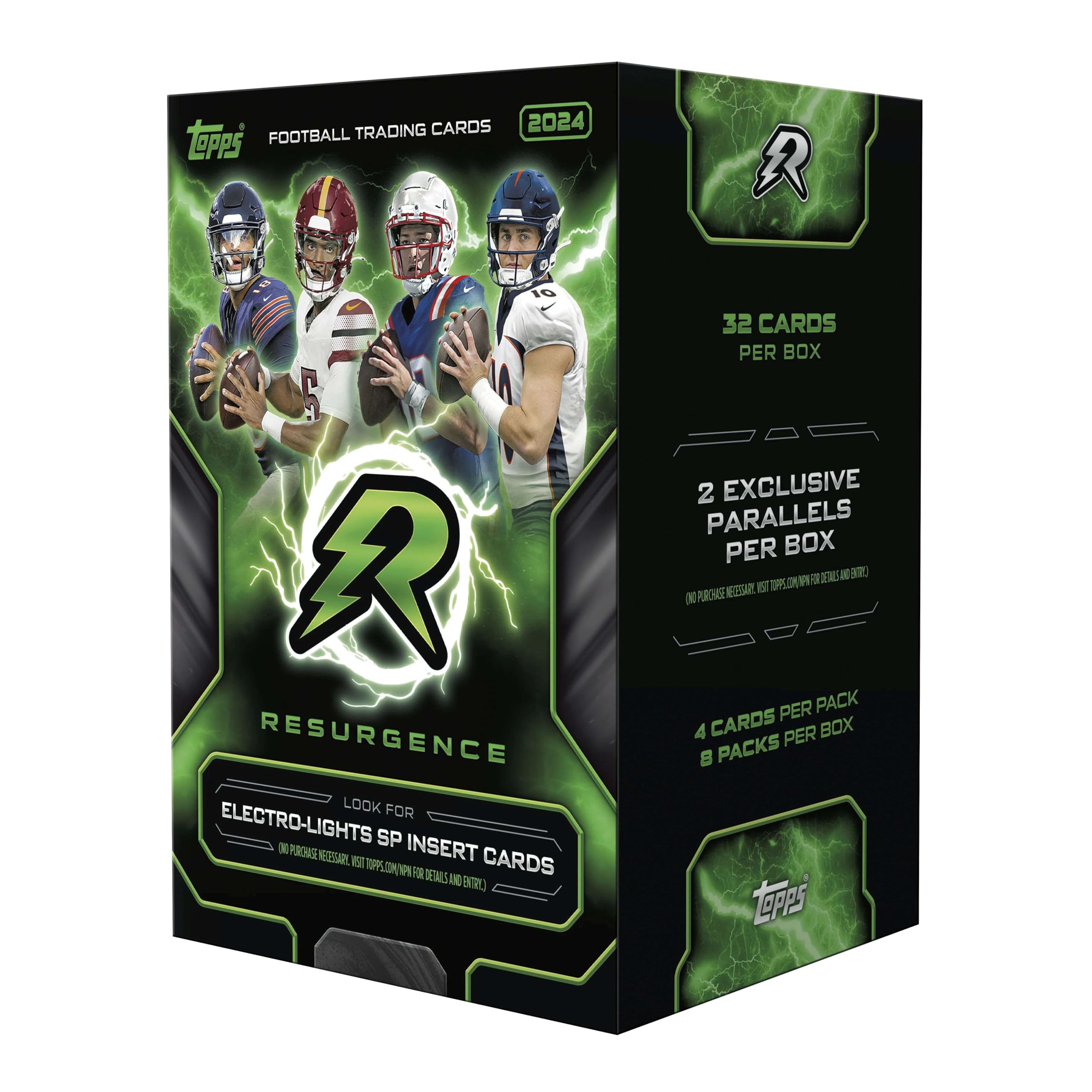 2024 Topps Resurgence Football Value Box чёрный