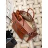Cross-border first-layer cowhide canvas Shaffy thread oblique needle craft pair bag king platinum 30/35 genuine leather handbag