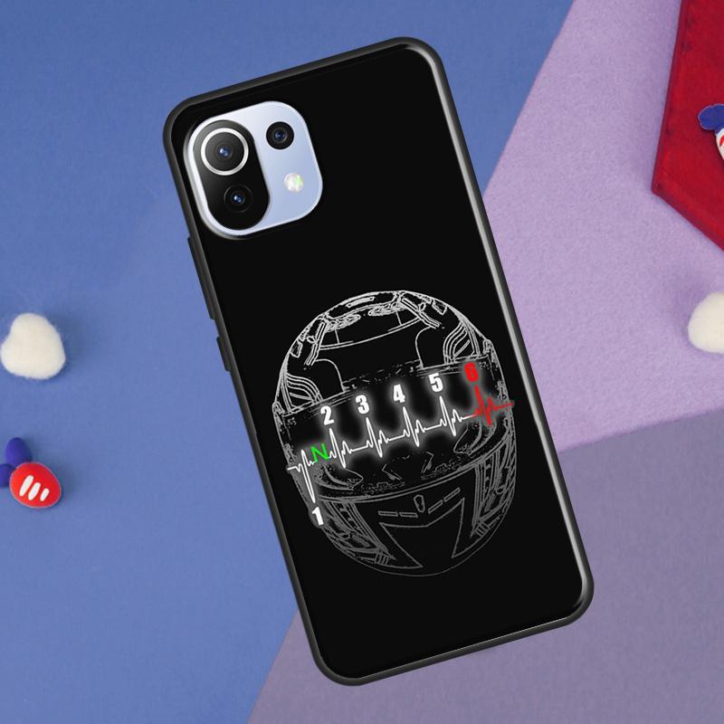 Motorcycle Gear Cover For Xiaomi 14 Ultra 13 11T 12T 13T 14T Pro POCO X7 X6 Pro X3 X5 F3 F5 M6 F6 Pro Case