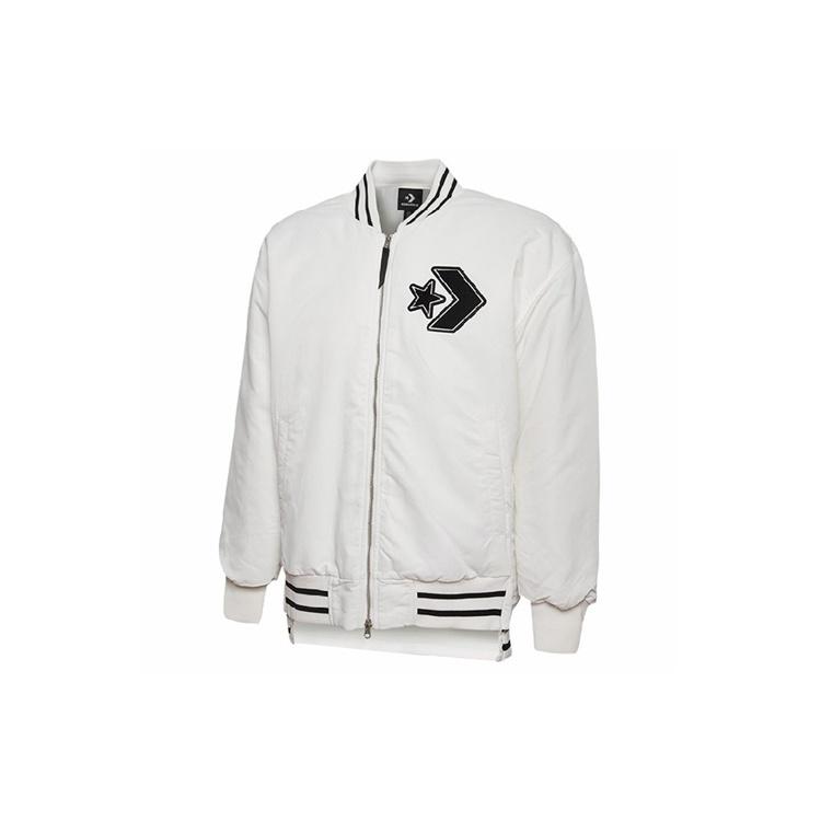 Converse Padded Bomber Asia Sizing 'White Black' Men's 10019324-A01