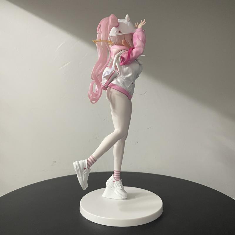 26cm Nikke Alice Model Ružový Zajačik Akčná Figúrka Stojaca Dievčenská Bábika GK Soška Anime Hra Ozdoba Zberateľské Hračky pre Dievčatá