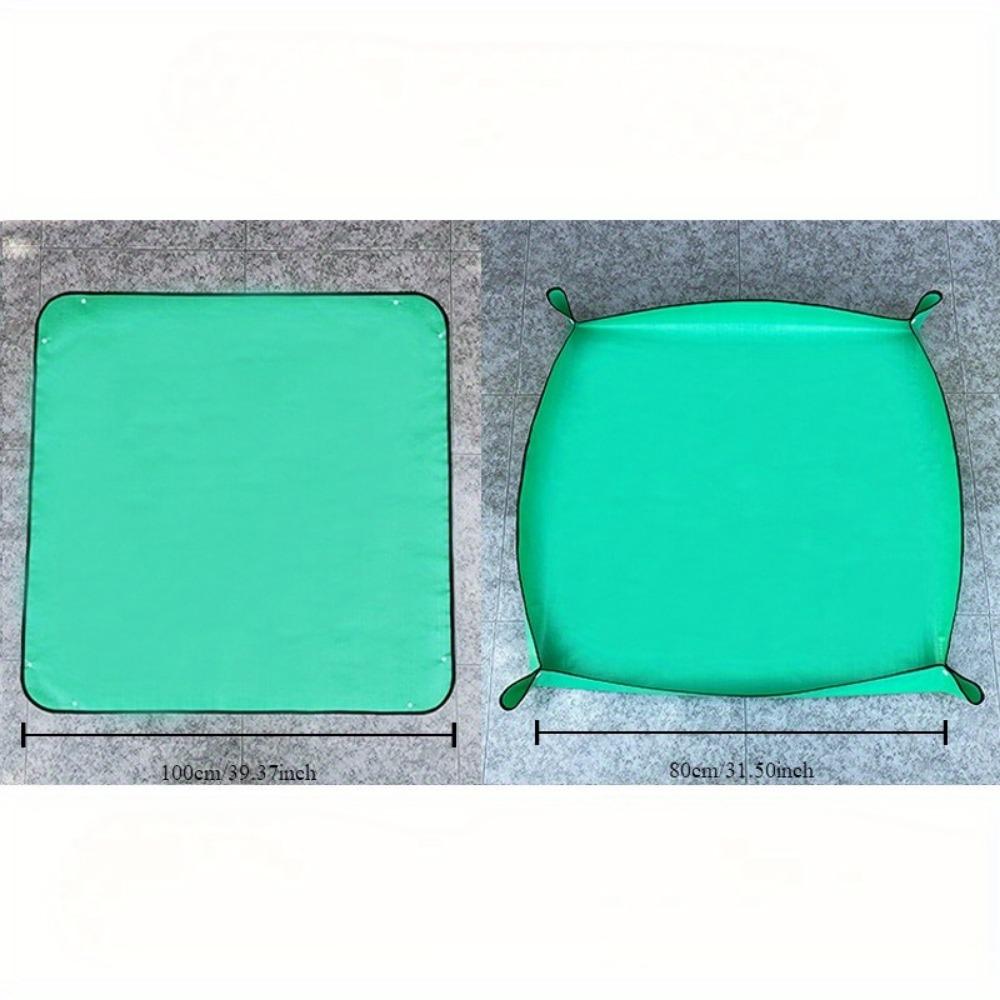 1pcs Planting Mat 100cm Gardening Potting Pad Foldable Garden Plant Flower Pot Transplanting Waterproof Mats