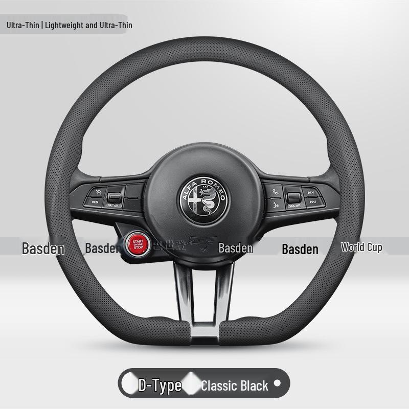 

Alfa Romeo Giulia/Stelvio Steering Wheel Cover 38 cm