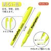 Shuttle Art Yellow Highlighter Marker Chisel Large for Diary Office Pens, 30-Pack, Water-Based Pens, Tip, Quick-Drying, Bleed-Resistant, Capacity,