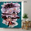 Dragon Ball Z Vegeta Super Saiyan Rüstung Szene 2D Druck Wasserdichter Duschvorhang, Retro Körniger Türkisblauer Himmel Hintergrund mit Ikonischem S