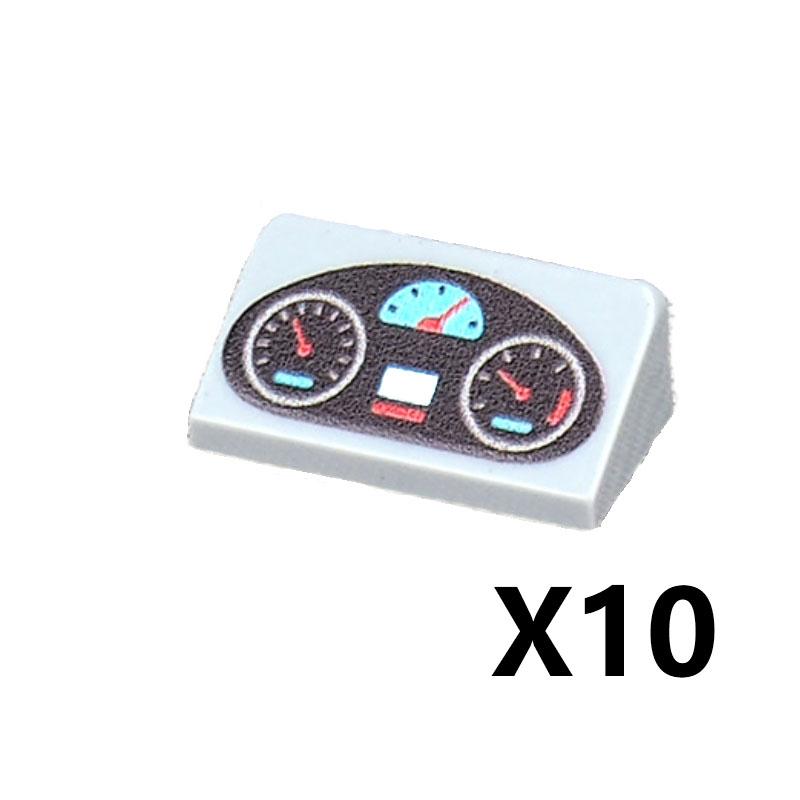 Accesorii Imprimate Oras Blocuri de Constructie Controller Calculator Monitor Tastatura Tablou de Bord Telefon Mobil Radio Mini Caramizi Jucarii pentru Copii