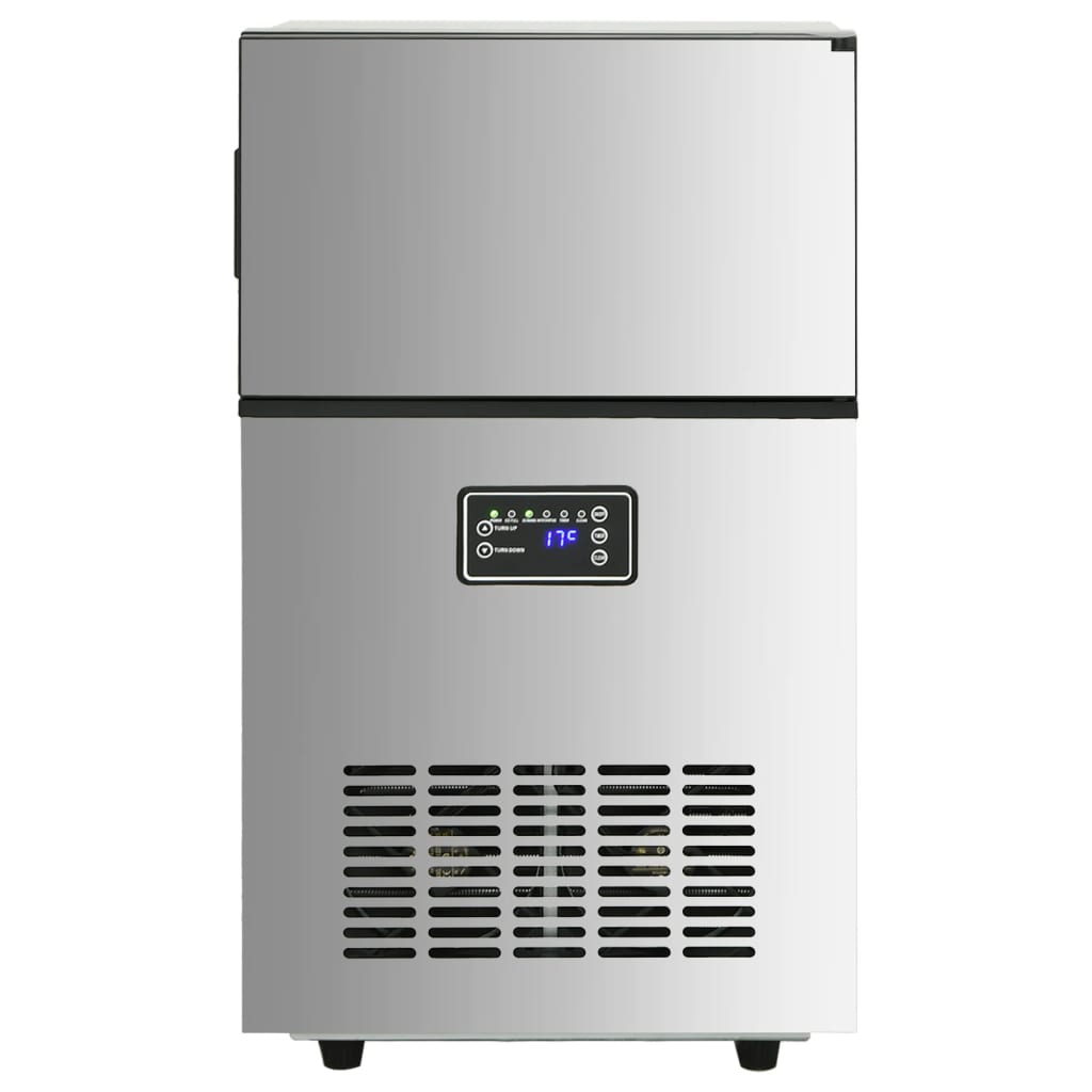 Vidaxl Ice Maker, Silver, 45 Kg/24 H