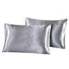 2Pcs Emulation Silk Pillowcase Pillow Cover Silky Satin Hair Beauty Pillowcase Comfortable Pillow Case Home Decor Pillow Covers