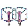 WEST BIKING Aluminum Alloy Footboard Hollow Anti-skid Bearing Mountain Bike MTB Foot Pedals Smooth Bearing Bike Part Accessories
