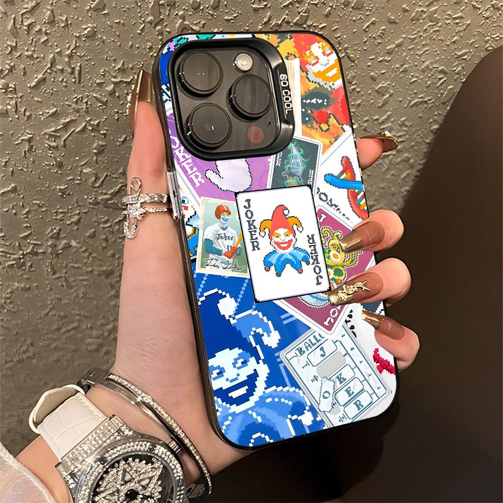 

B-BalatroS Phone Case For iPhone 14,16,12,15,13,17,11,E,Pro,Max,Plus,Air,Mini Black Soft Cover iPhone15promax