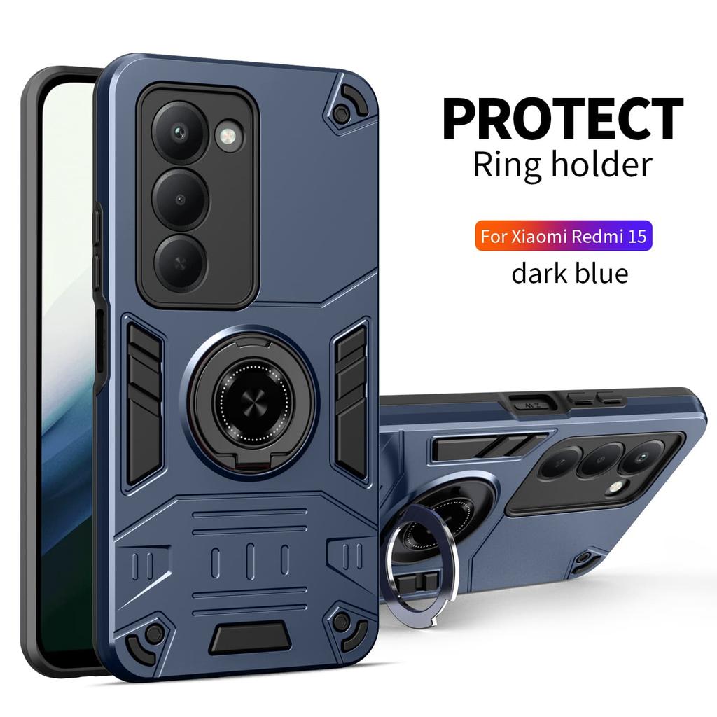 Θήκη Τηλεφώνου Armor Αντικραδασμική Για Redmi 15 15C 14C Για Redmi A5 A4 A3 Pro Μαλακό Πλαίσιο TPU Σκληρό Πλαστικό Προστατευτικό Πίσω Κάλυμμα