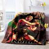 Warner Bros. Movies (3) Customize Your Name Blanket Multi-purpose Customizable Blanket Durable Comfort Throw For Bedding Sofa Livingroom Office