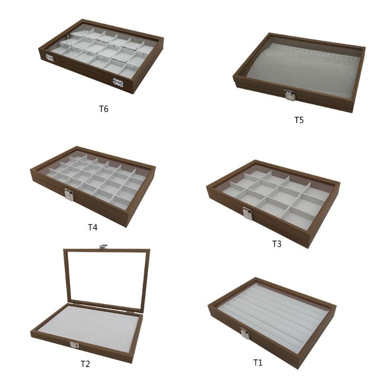 Secure Lockable Organizers Beautiful Jewelry Presentation Box Display Holder for Secure and Tidy Storage