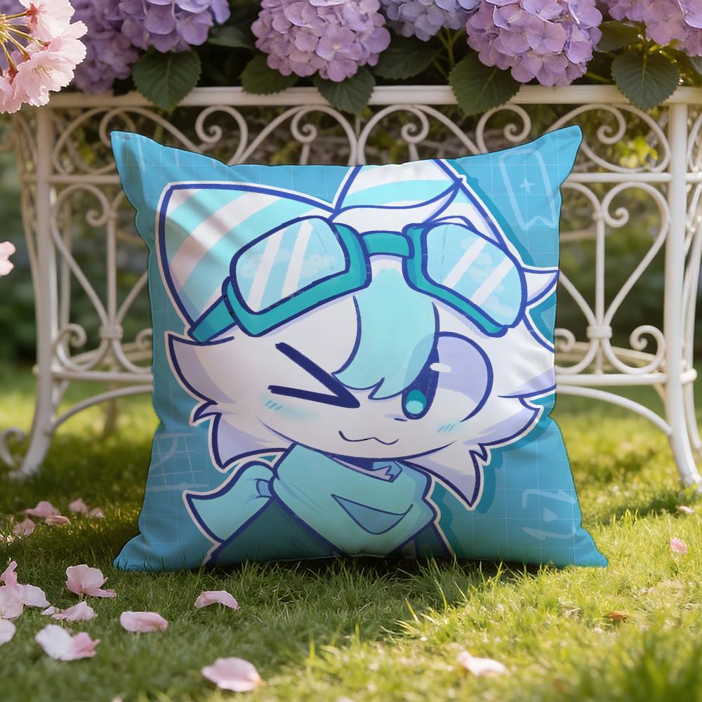 Cartoon F-Furry F-fandom Cushion Cover Home & Car Dual-Scene Pillow Cover: Reversible for Premium Comfort