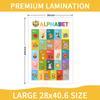 Kids Early Education Learning Posters Alphabet Math Weather Time Educational Charts