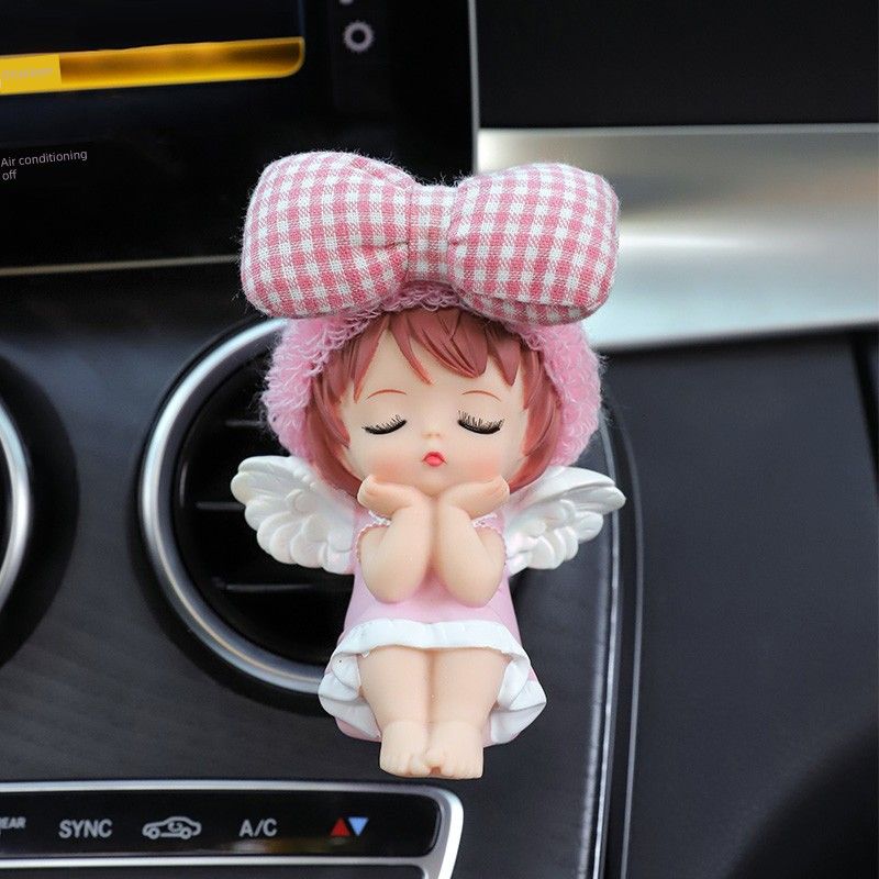 

Car Phone Holder, Car Mount, Air Vent Clip-On, Cute Cartoon Design, Female Support Stand, New Creative Navigation Pink Anne Girl