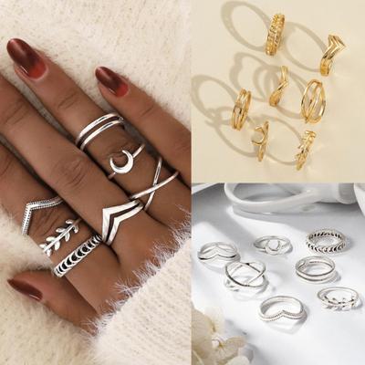 Ringset Smooth Moon Retro