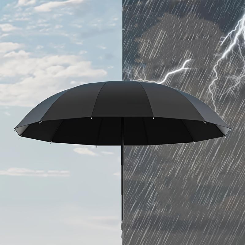 130CM Large Size Super Large Umbrella for Men and Women, Three-person Double-use Umbrella for Sun and Rain, Strengthening
