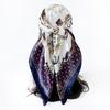 Women's Satin Artificial Silk Square Scarf Shawl Classic Chain Printing Silk Scarf 90cm Headscarf