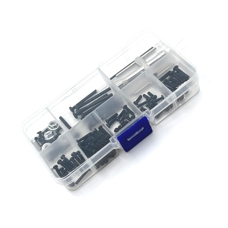 RC Screw Kit Repair Toolbox Hardware Fastener Set for Hyper Go H16BM H16DR H16 MJX 16207 16208 16209 16210 Scale RC Upgrade Parts 1/16