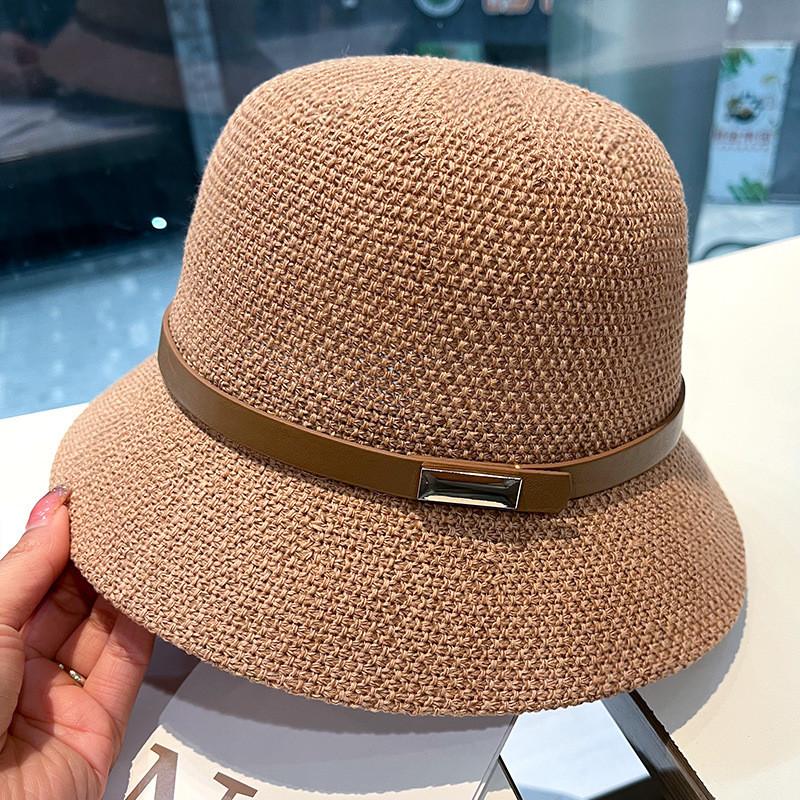 Summer Cotton Bucket Hat With Wide Brim For Sun Protection And Breathability