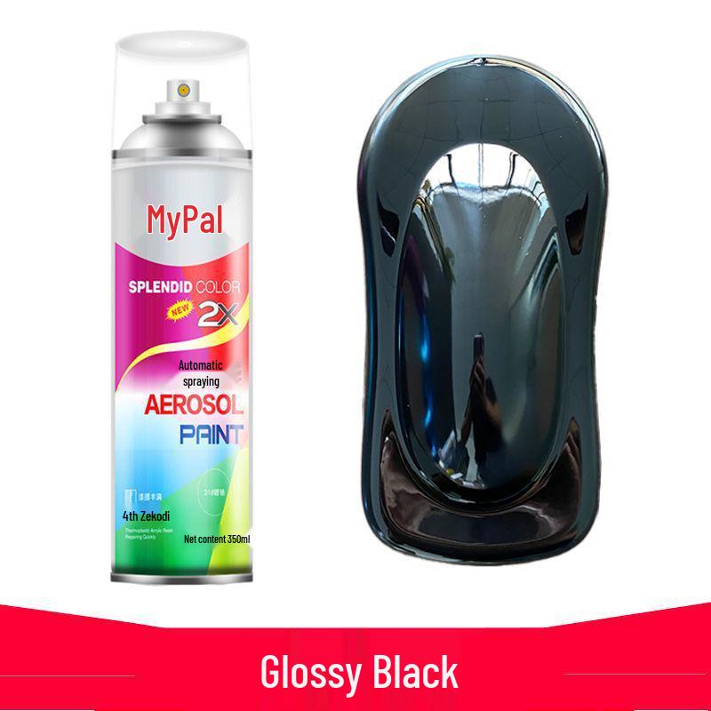 Chrome Self-Spray Stainless Steel & Rust-Proof Paint for Electroplated Metals, Galvanized Surfaces in Silver, Black, & White