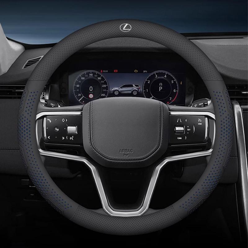 Car Steering Wheel Cover Anti Slip Circular D-type Auto Accessories For Lexus IS250 IS200 RX350 RX330 Ct200h LX570 IS300h GX470