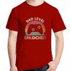 Fathers Day Daddy Grandpa Unisex Tshirt Dad Level Unlocked Retro New Dads Fashion Cotton Tshirt Streetwear Hipster Tees Tops