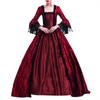 S-5XL Plus Size Hofkleid Spitzennähte Großes Kleid Retro Mittelalter Renaissance Kleid