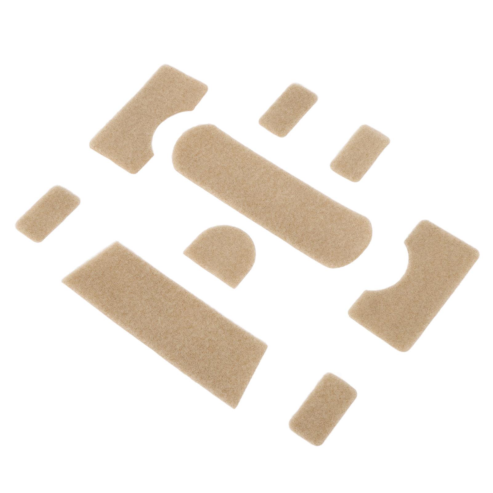 

9 шт. Глиняного цвета липучка с крючком и петлей Сильный клей DIY Тренировочный шлем Утолщенный клейкий крючок