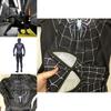 Atmungsaktiver Und Elastischer Spiderman Black Venom Zentai Anzug Mit Durchsichtigen Augen