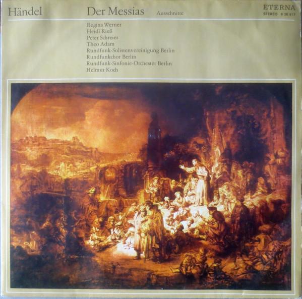 

LP Record GEORG FRIEDRICH HNDEL Der Messias Ausschnitte 826617 ETERNA 1975 German Dem Classical Used