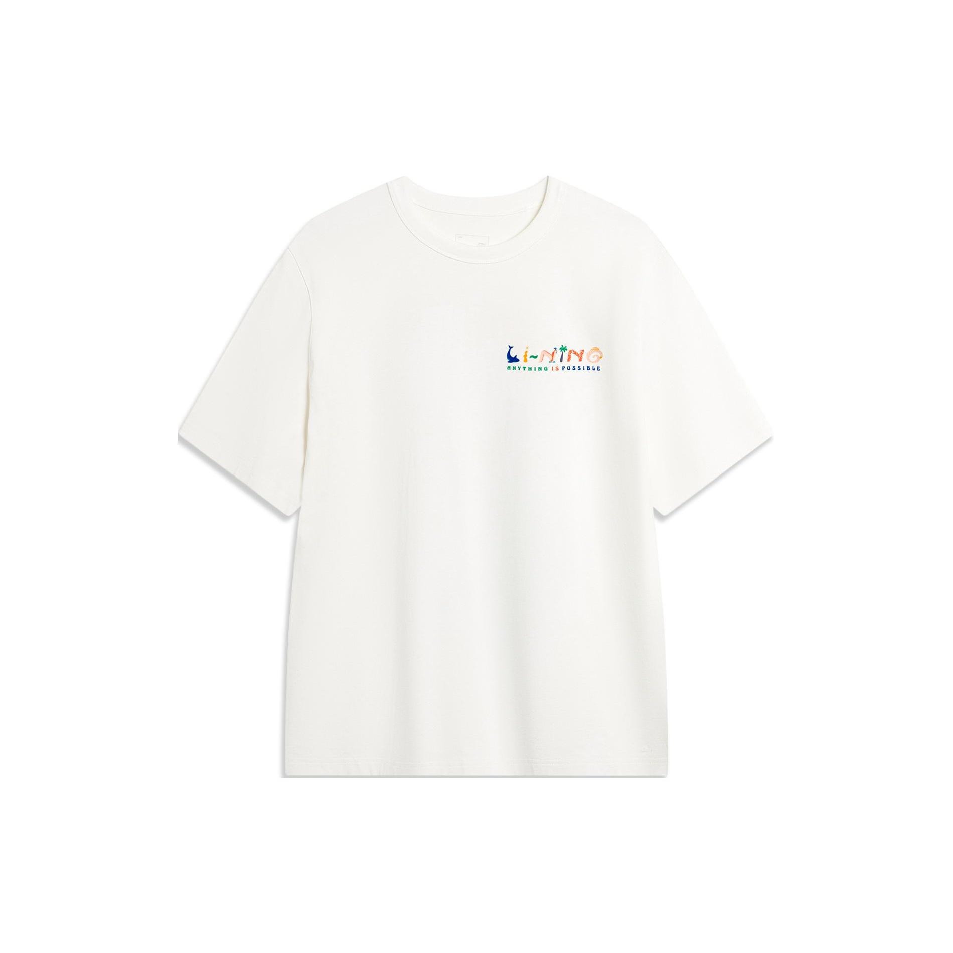 Li-Ning Anything Is Possible Graphic T-shirt  White  Men s AHSU307-4 XXL