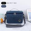 S/M/L New Portable Lunch Bag Food Thermal Box Waterproof Office Cooler Lunchbox With Shoulder Strap Insulated Case