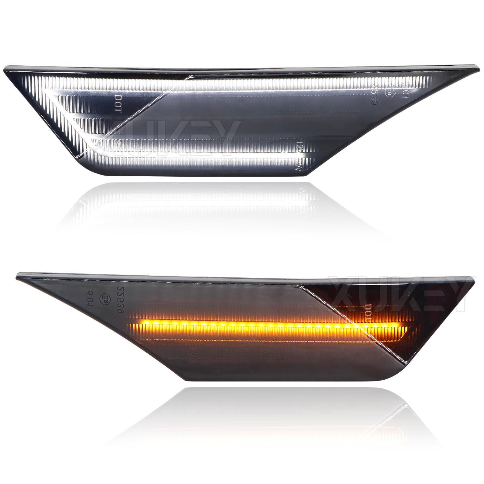 

2 шт. плавный янтарный боковой габаритный фонарь поворота белый DRL для Honda Civic 10-го поколения седан хэтчбек повторитель указателя поворота 2016 2021