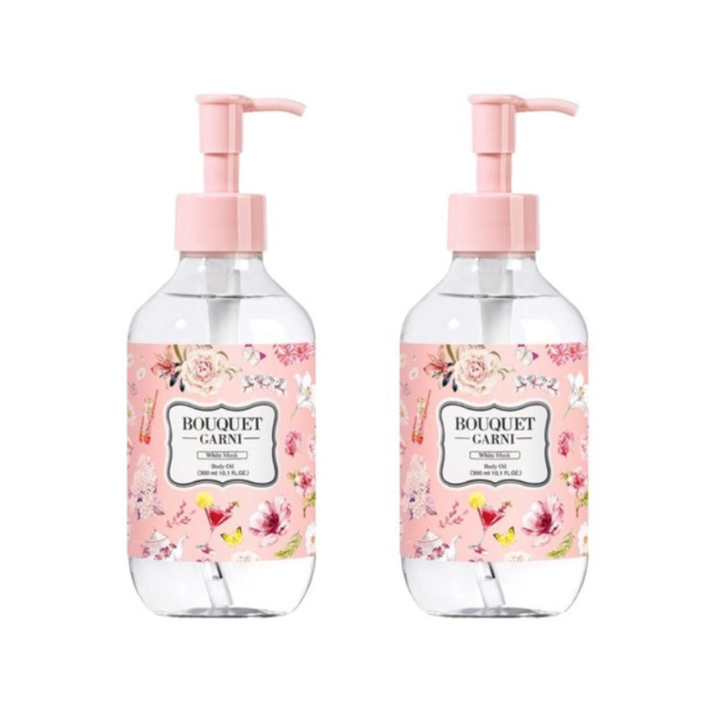 Bouquet Garni White Musk Body Oil 300ml*1Pc/2Pcs