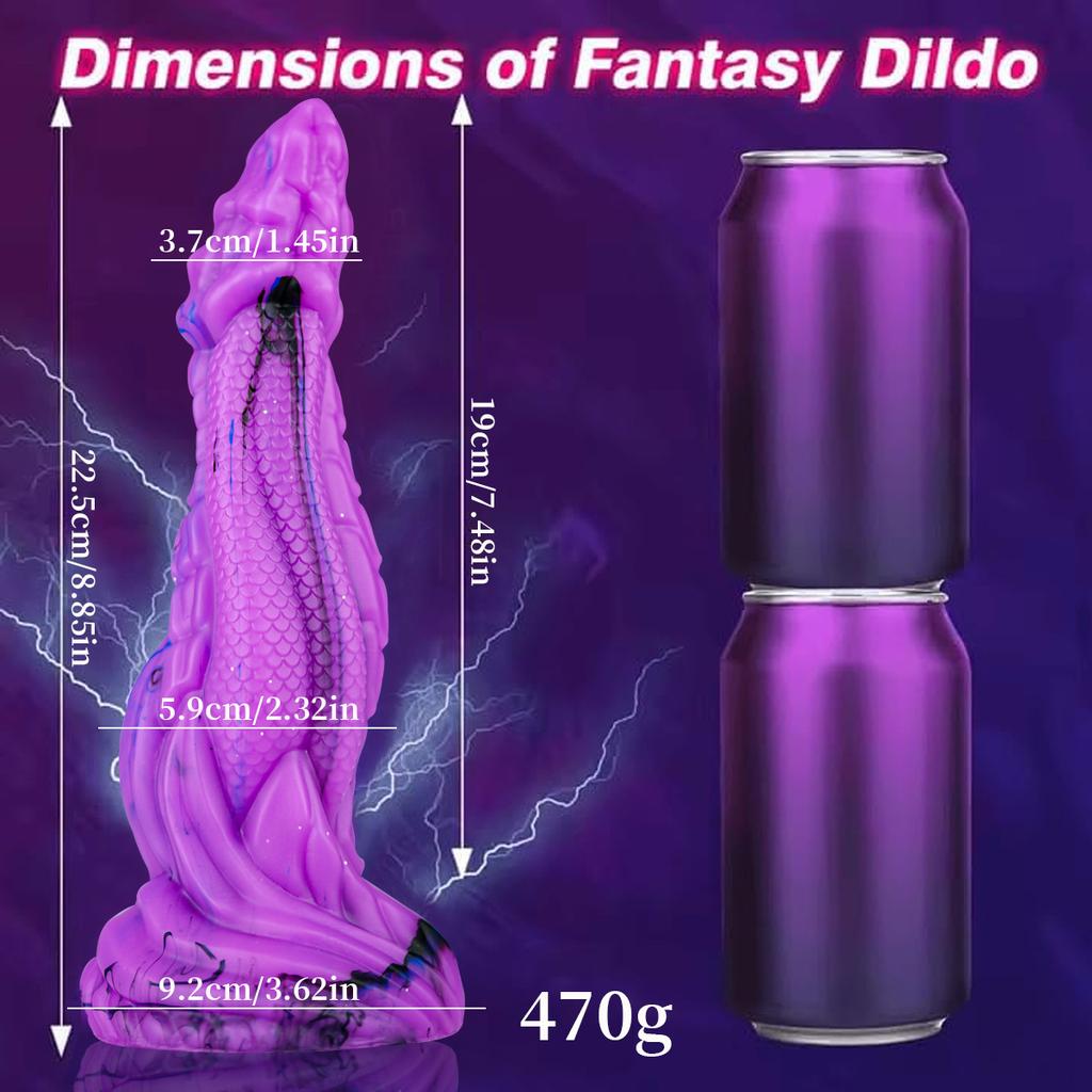 Alien Dildo Adult Sexual Product Liquid Silicone Dreamy Dragon Dildo Female SM Masturbator Penis
