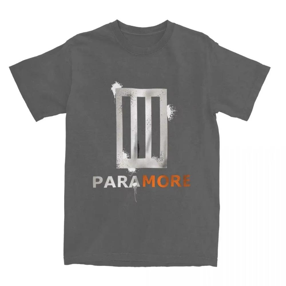 Summer Paramore Band T Shirts Merch Men Women  Vintage New Rock Tee Shirt Short Sleeve Clothes