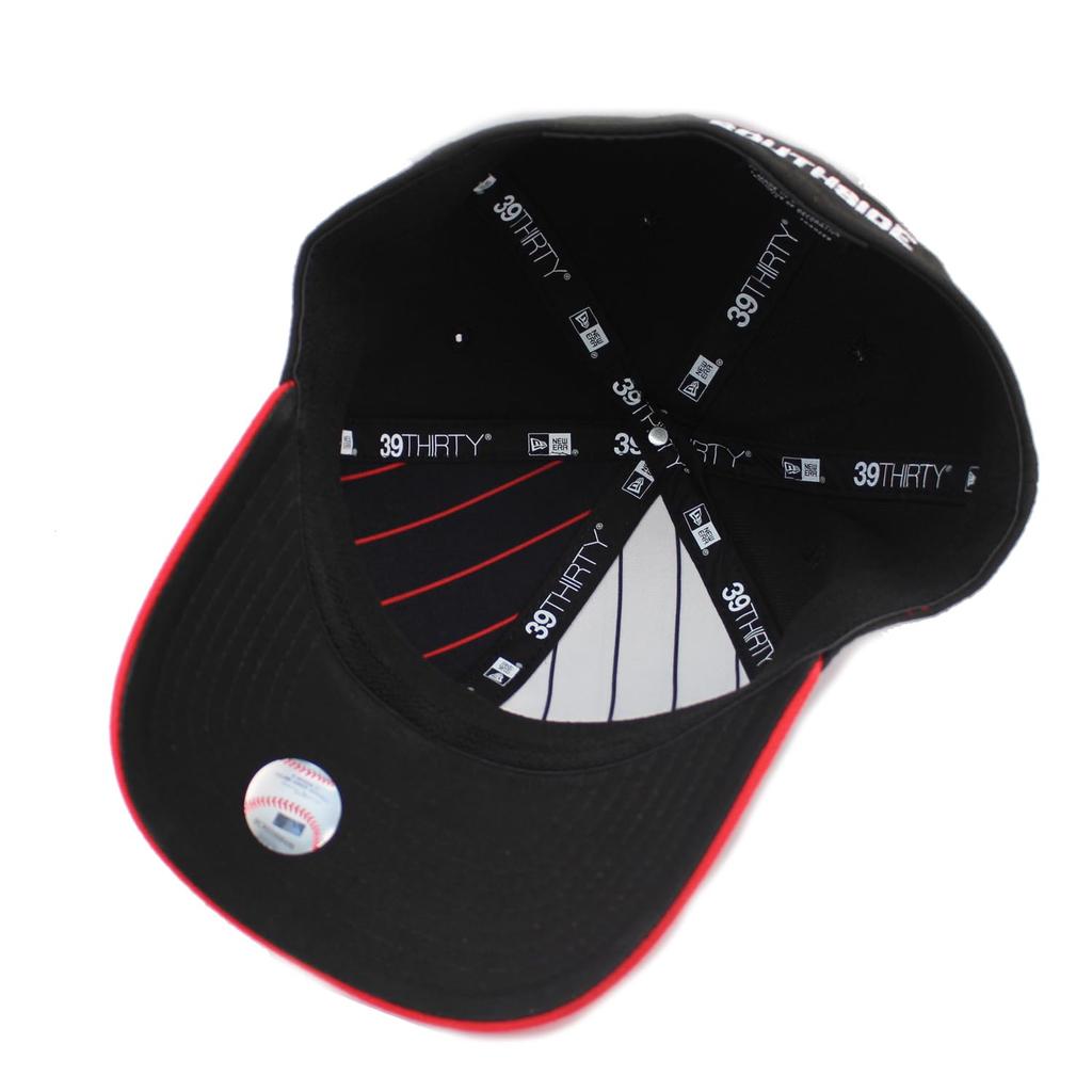 New Era City Connect 39THIRTY Chicago White Sox MLB CITY CONNECT ALTERNATE FLEX FIT CAP CHICAGO WHITE SOX Stretch Fit Hat 3930 Size BLACK-RED Men's