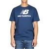 New Balance Teddy Made T Shirts Unisex Navy Blue Crew Neck Moderate Straight Fit MT21545-NGO